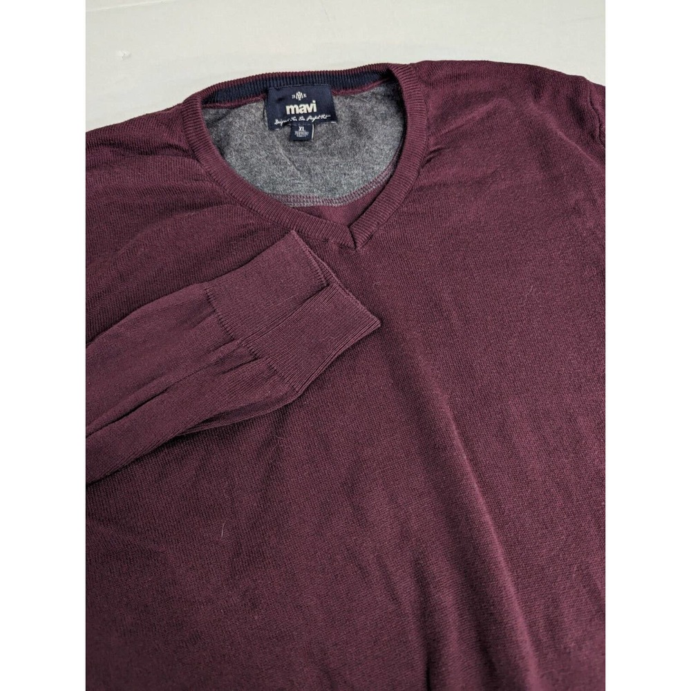 Mavi Jeans Sweater Mens XL V Neck Pullover‎